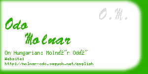 odo molnar business card